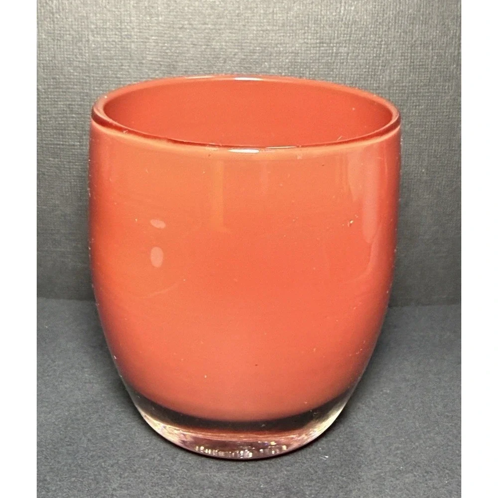 Glassybaby Candle Holder RUDOLPH Glass Votive Holder Pre Triskelion 1416‎